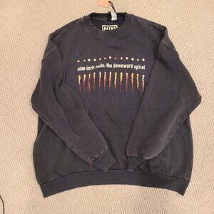 NWT Nine Inch Nail band sweat shirt size S